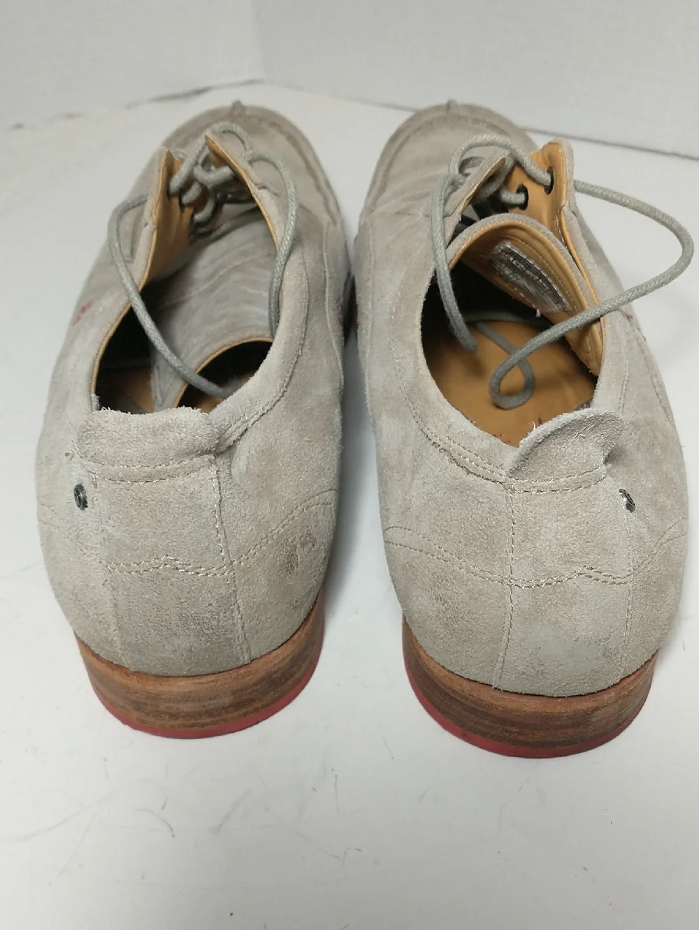 Rockport By Adidas Leather Parker Hill‎ Moc Oxford, Men's Size 10, Beige Color